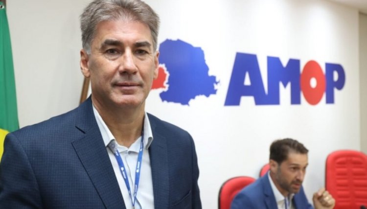 Mensagem do presidente da Amop, Leonaldo Paranhos, em apoio à candidatura de Júnior Weiller à presidência da AMP