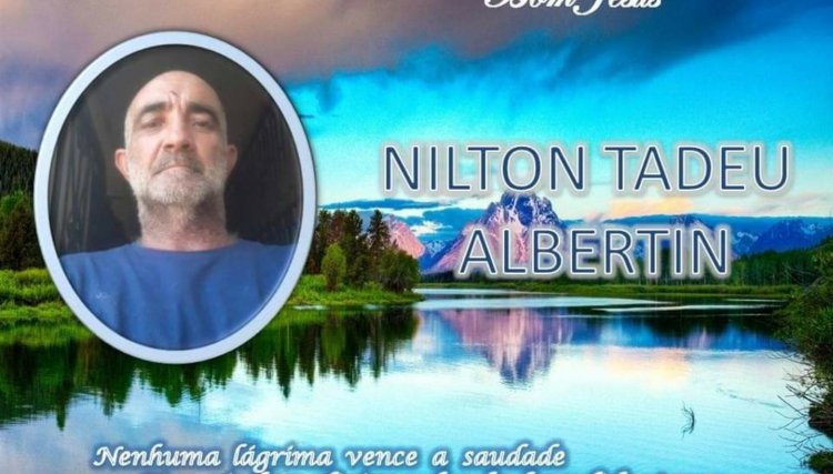 É com pesar que comunicamos o falecimento do senhor Nilton em Cafelândia 
